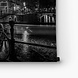 Verlichte straten van Amsterdam