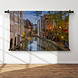 Sfeervol Utrechtse gracht in de avond