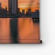 Rotterdamse skyline bij zonsopkomst