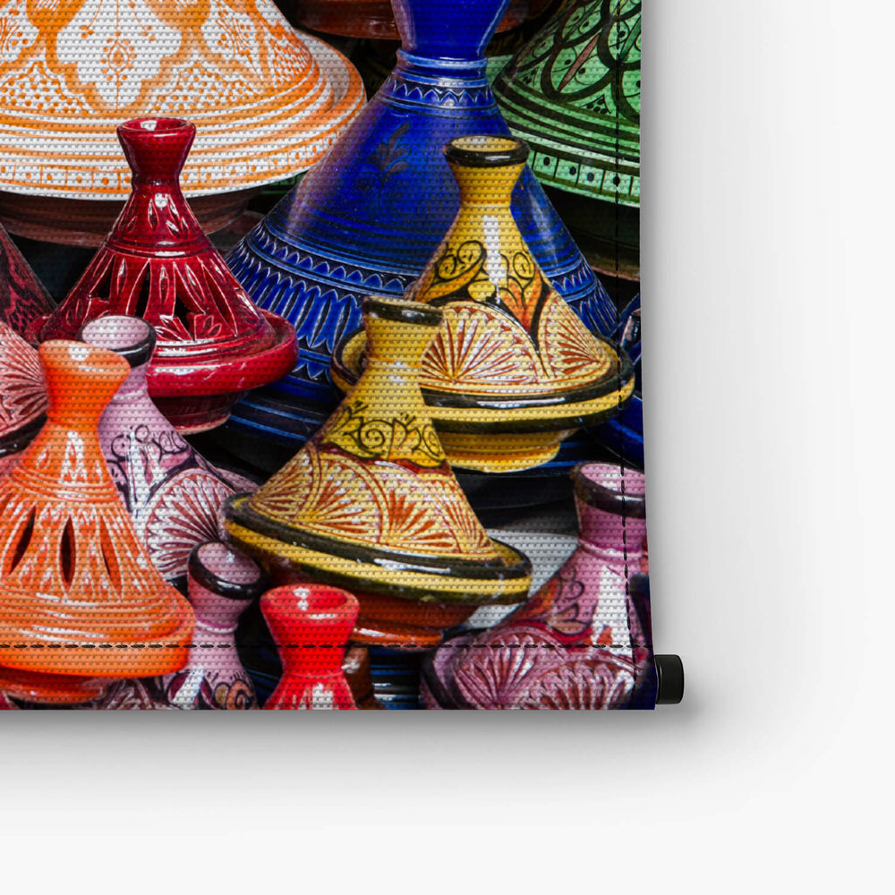 Kleurrijke tajines in Marokko