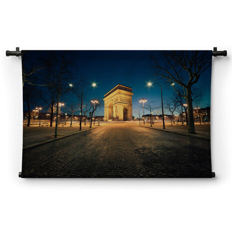 Stilte van de nacht bij Arc de Triomphe