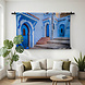 Blauw beschilderde huizen in Chefchaouen