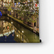 Historische huizen aan de gracht in Utrecht