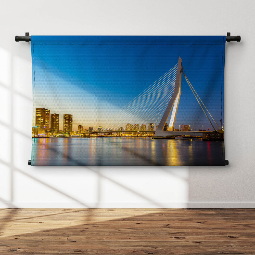 Iconische Erasmusbrug van Rotterdam