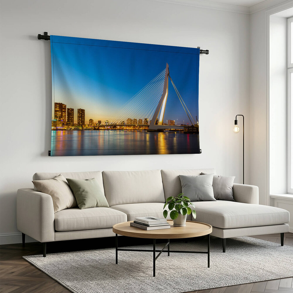 Iconische Erasmusbrug van Rotterdam