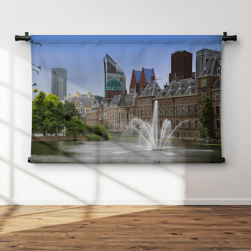 Fonteinen in de Hofvijver Den Haag