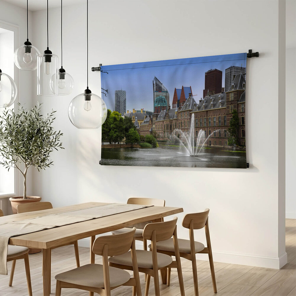 Fonteinen in de Hofvijver Den Haag
