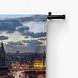 Luchtfoto van Amsterdam in de avond