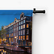 Nachtelijk stadsgezicht in Amsterdam