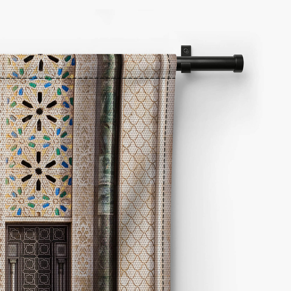 Entree van de Hassan II Moskee