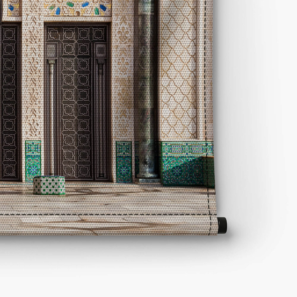 Entree van de Hassan II Moskee