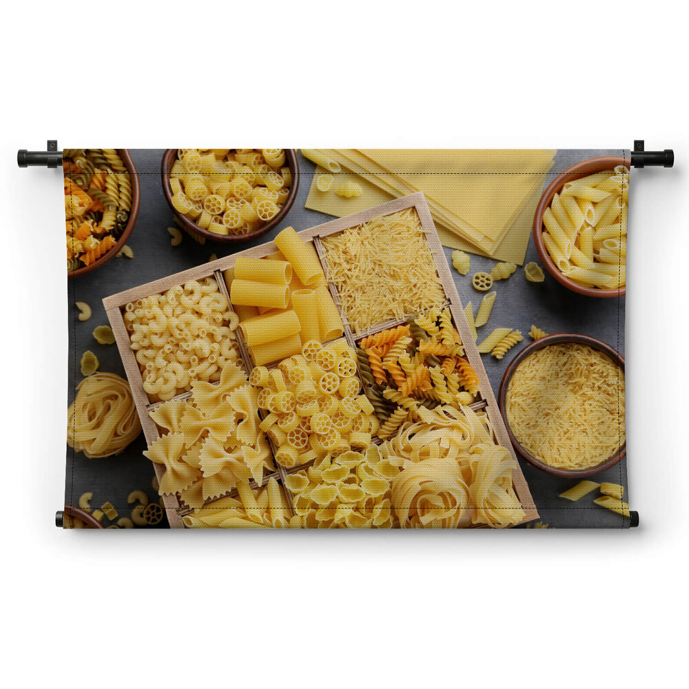Verschillende soorten pasta