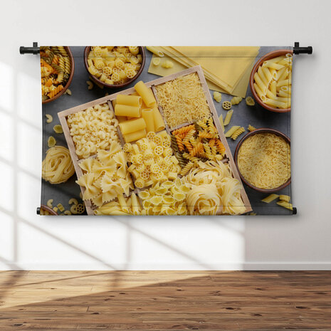 Verschillende soorten pasta