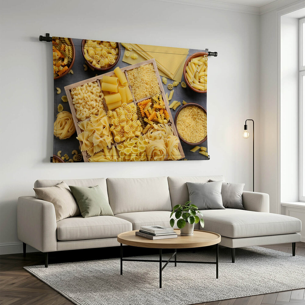 Verschillende soorten pasta