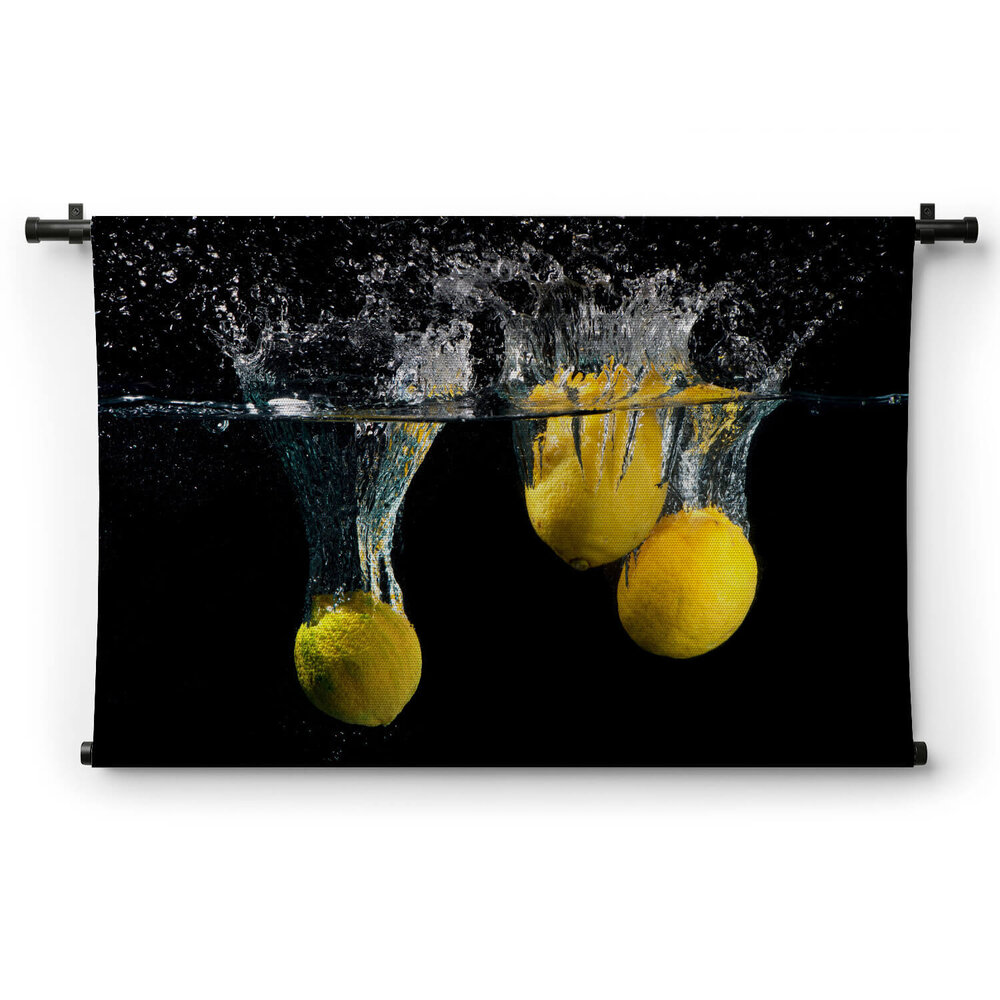 Citroenplons in water