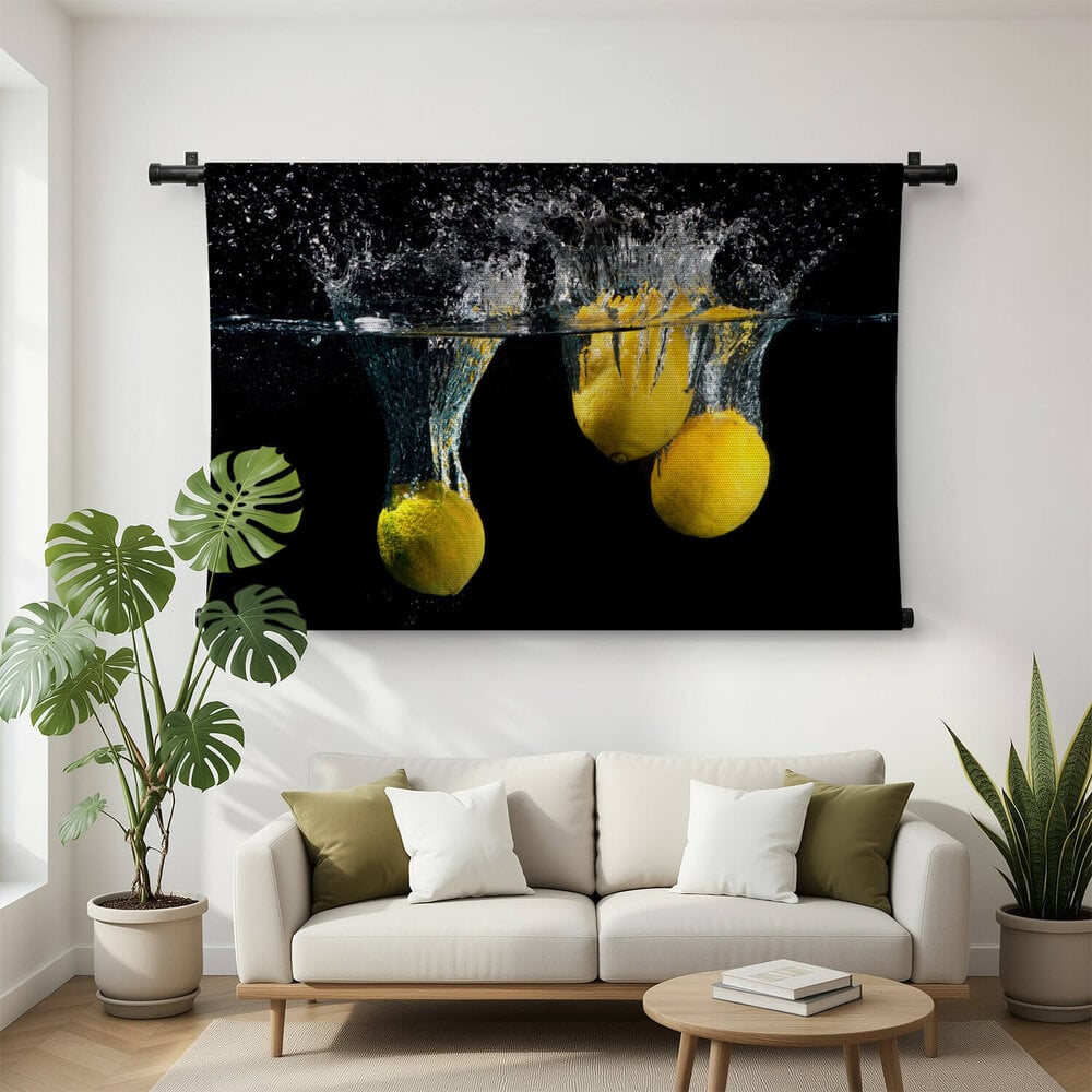 Citroenplons in water