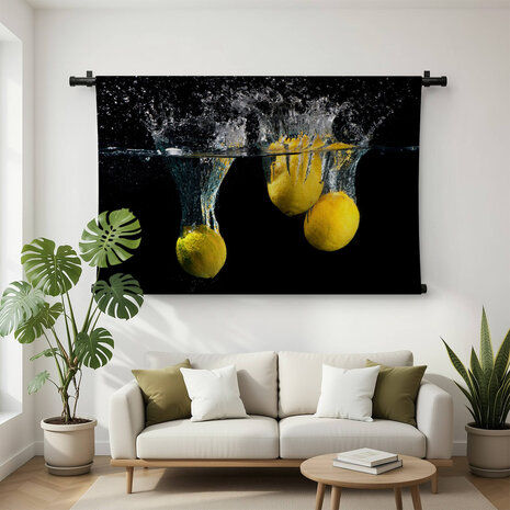 Citroenplons in water