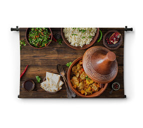 Traditioneel tajine gerecht