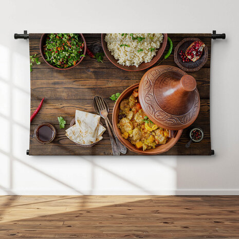 Traditioneel tajine gerecht