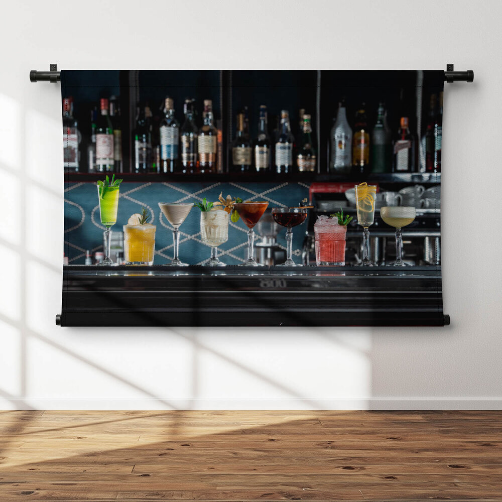 Cocktails op de bar