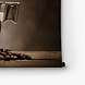 Espresso met opspattende druppel