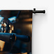 Detail espressomachine met piston