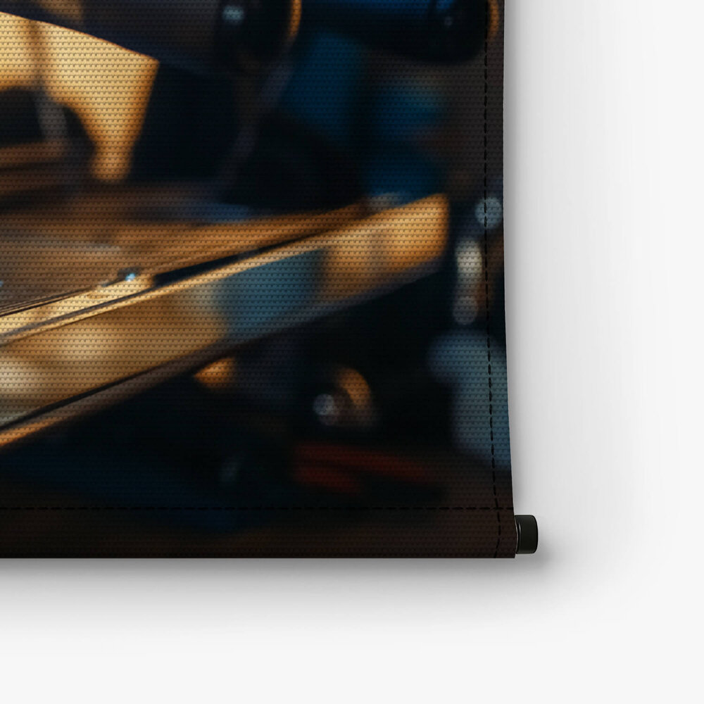 Detail espressomachine met piston