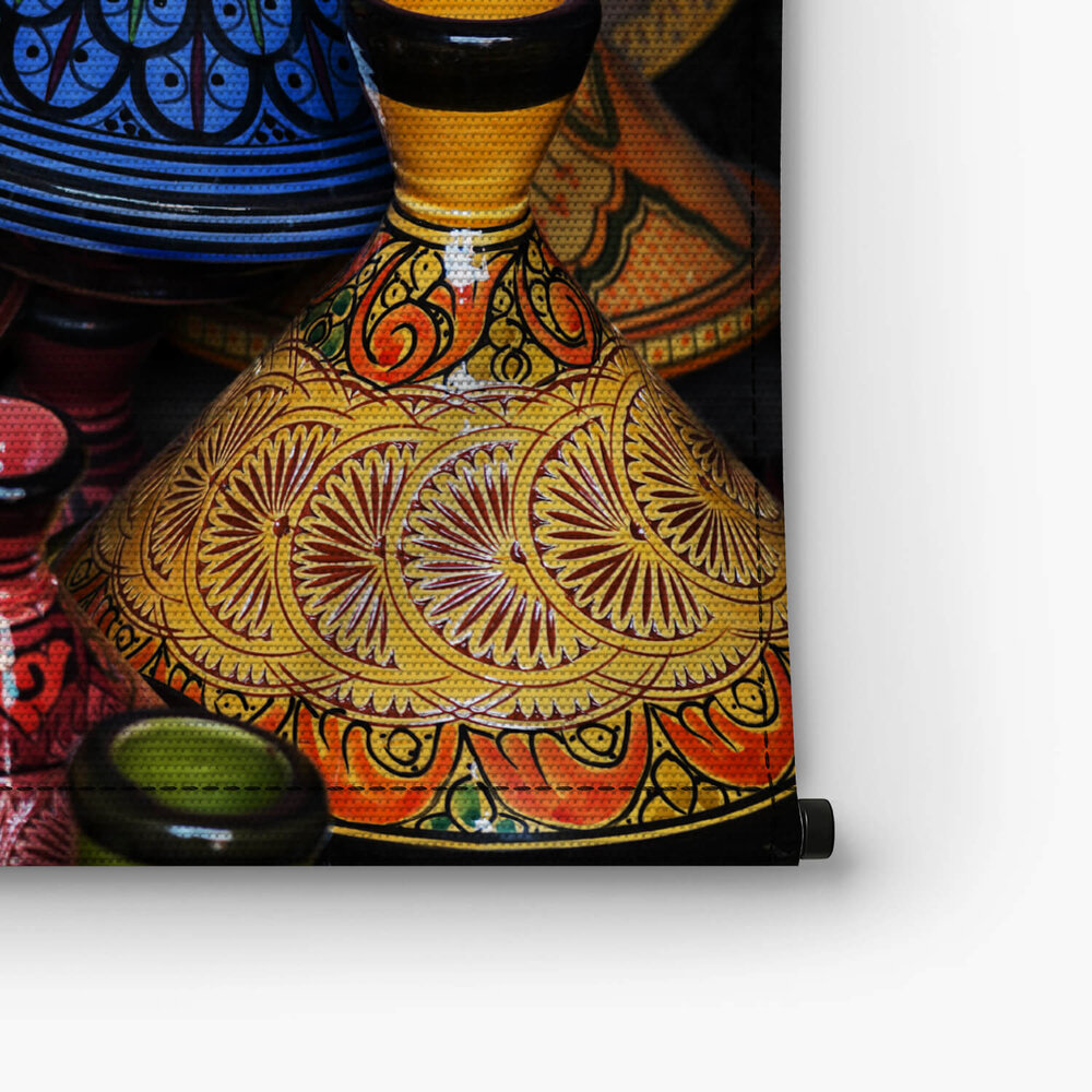 Kleurrijke traditioneel Marokkaanse tajines