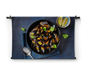 Mosselen om zo uit de schaal te eten