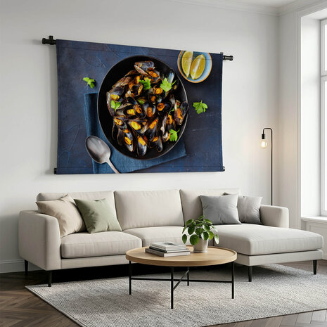 Mosselen om zo uit de schaal te eten