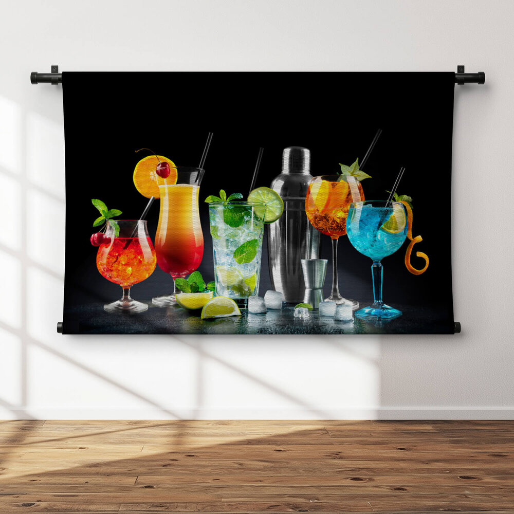 Cocktails op een rij