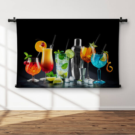 Cocktails op een rij