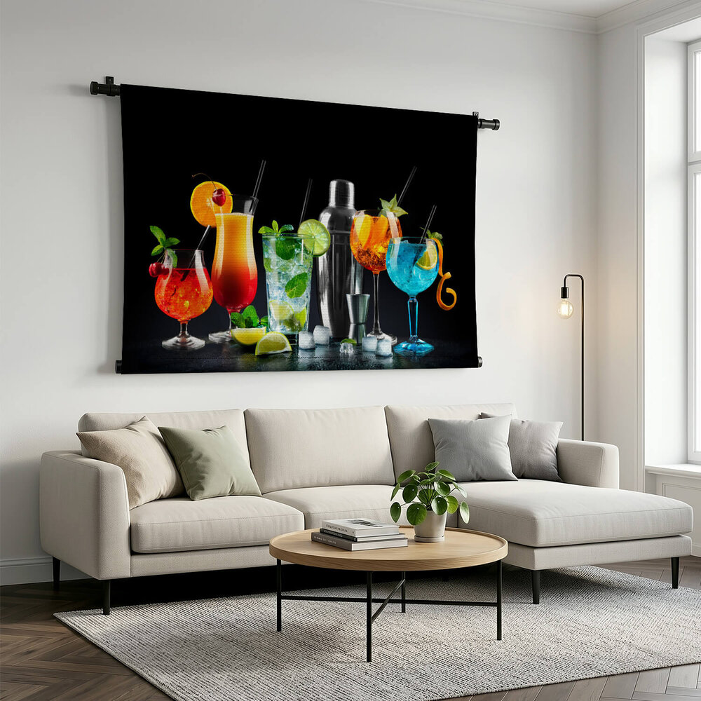 Cocktails op een rij