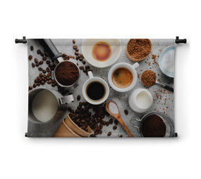 Sfeervolle koffie collage