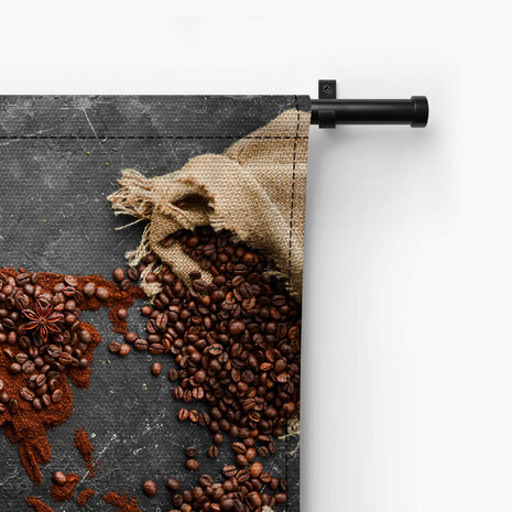 Wereldkaart van koffie