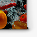 Fruit splash in het water