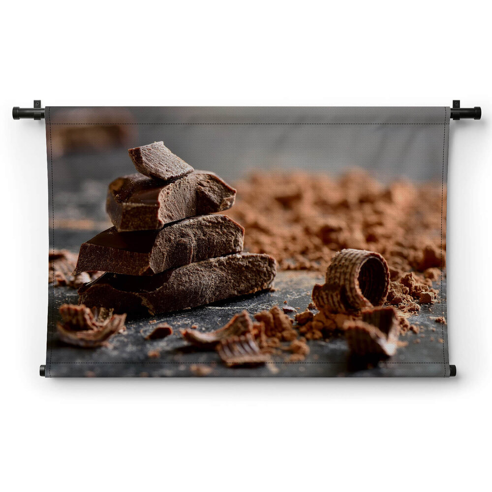 Pure chocolade stapel