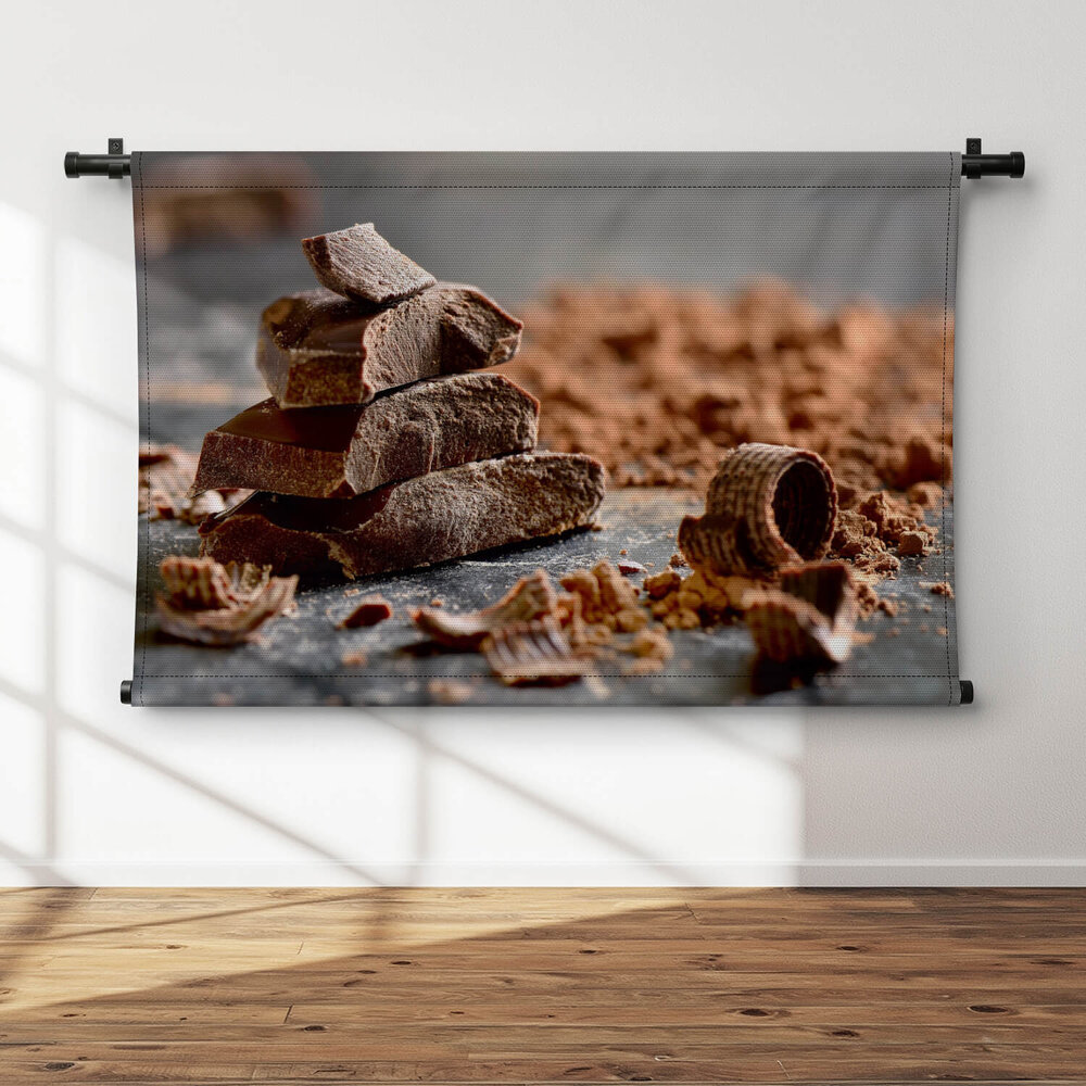 Pure chocolade stapel