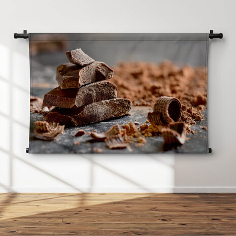 Pure chocolade stapel