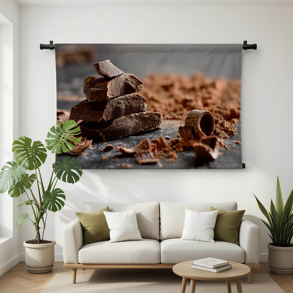 Pure chocolade stapel