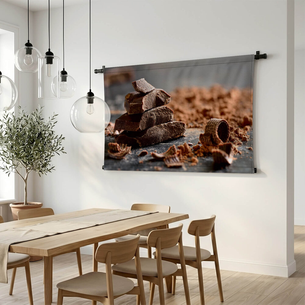 Pure chocolade stapel