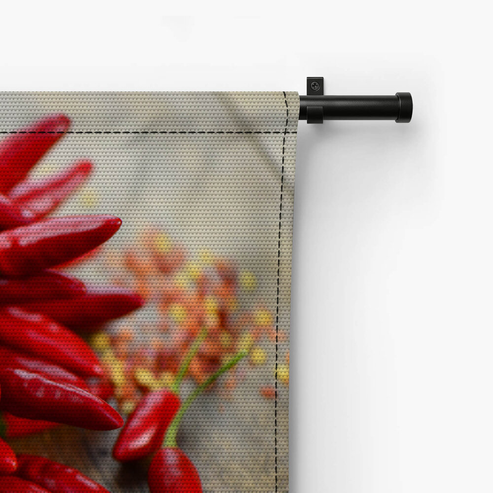 Chilipepers van dichtbij