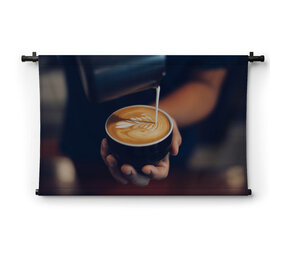 Koffie art van de barista