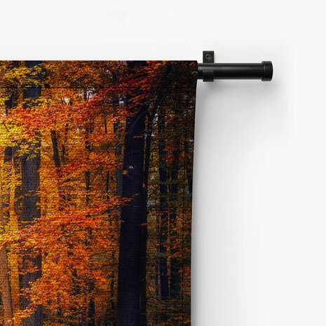 Herfstachtige bostafereel