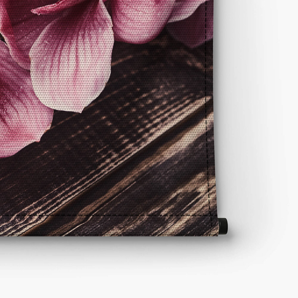 Roze orchideeën in retrostijl