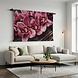 Roze orchideeën in retrostijl