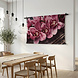 Roze orchideeën in retrostijl