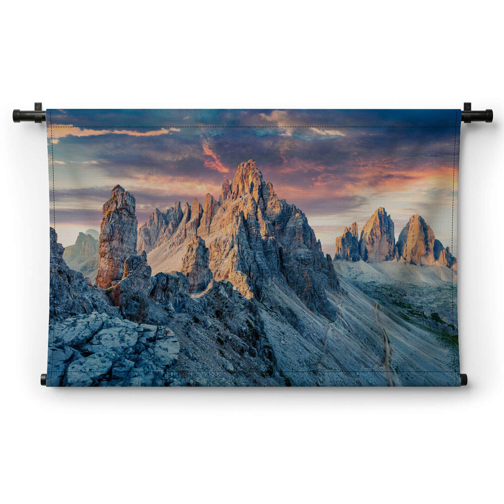 Majestueuze bergrotsen van Italiaanse Alpen