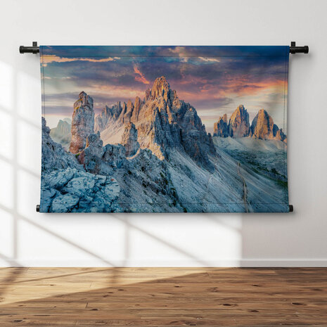 Majestueuze bergrotsen van Italiaanse Alpen