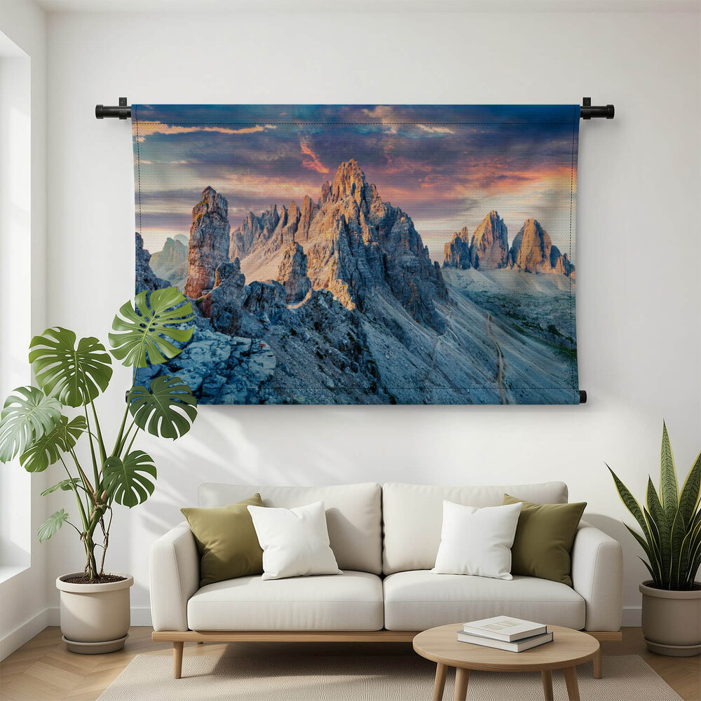 Majestueuze bergrotsen van Italiaanse Alpen